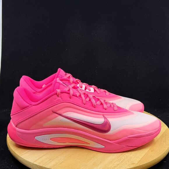 Size 15W/13.5M - Nike A\'ja Wilson A\'One Pink Aura FZ8 FZ8605-601 Basketball Shoe main image 7